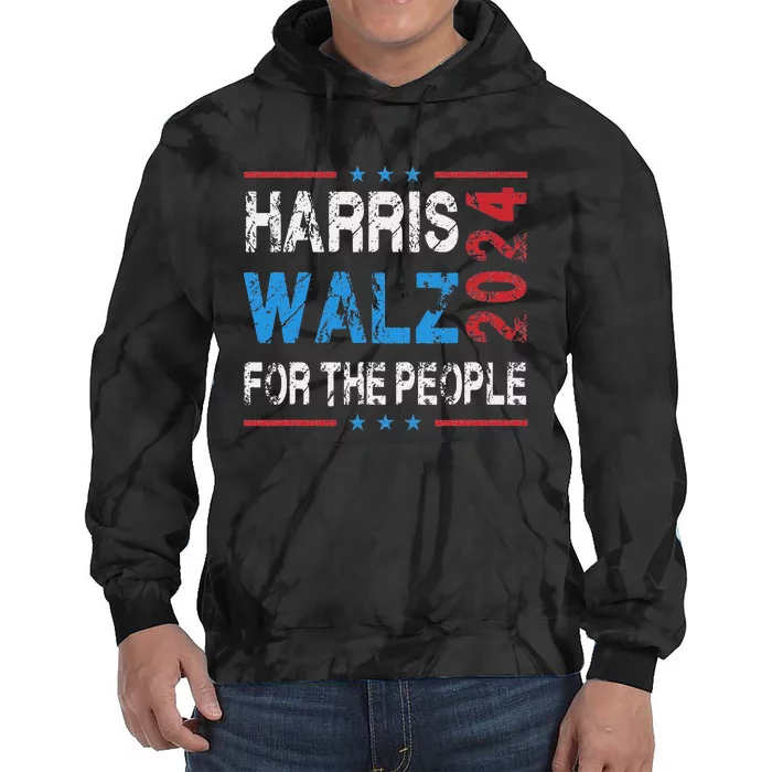 Harris Walz 2024 Harris Waltz 2024 Tie Dye Hoodie