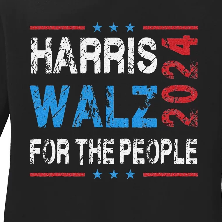 Harris Walz 2024 Harris Waltz 2024 Ladies Long Sleeve Shirt