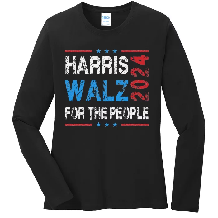 Harris Walz 2024 Harris Waltz 2024 Ladies Long Sleeve Shirt