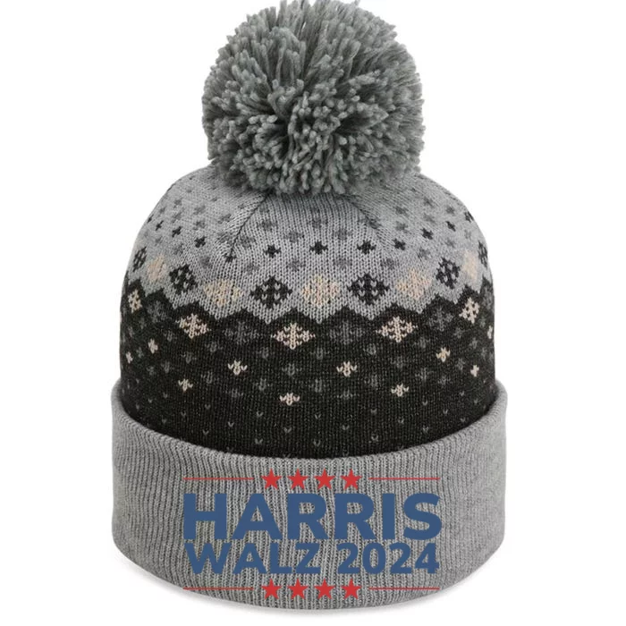 Harris Walz 2024 The Baniff Cuffed Pom Beanie