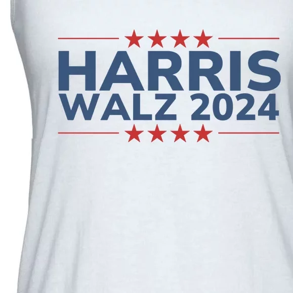 Harris Walz 2024 Ladies Essential Flowy Tank