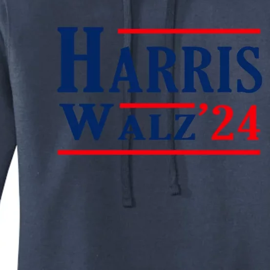 Harris Walz 2024 Kamala Harris President Tim Walz Waltz Vp Cool Gift Women's Pullover Hoodie