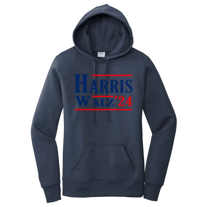 Harris Walz 2024 Kamala Harris President Tim Walz Waltz Vp Cool Gift Women's Pullover Hoodie