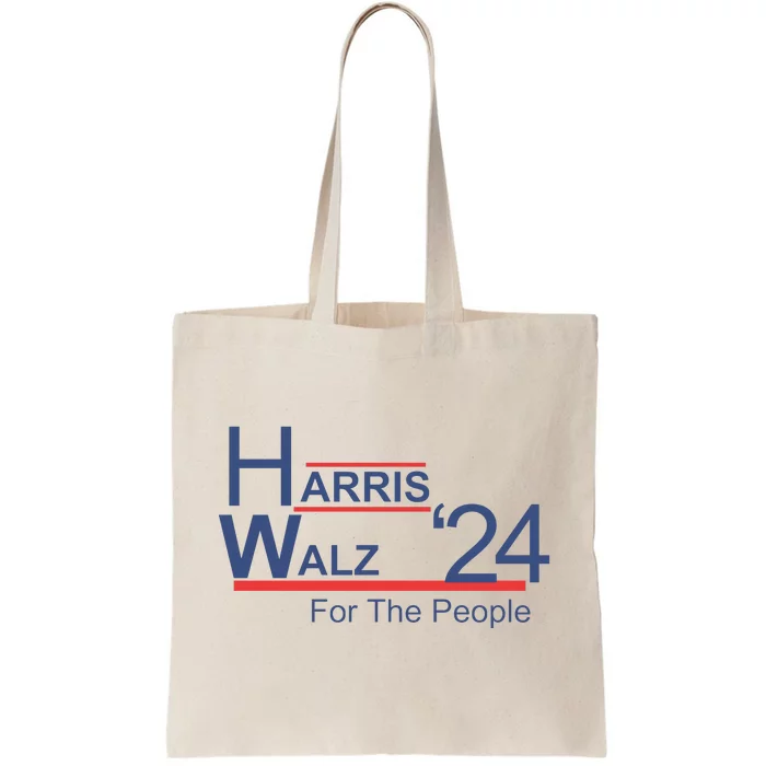 Harris Walz 24 For The People Tote Bag