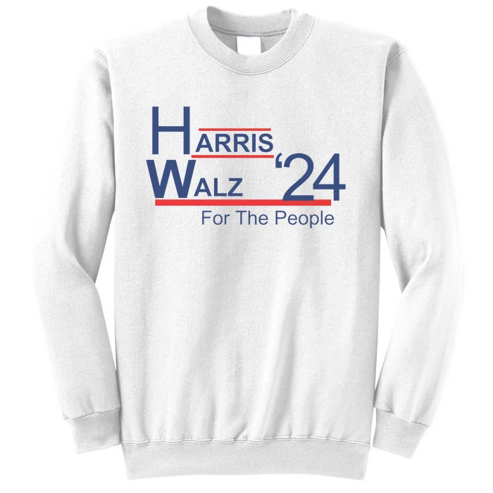 Harris Walz 24 For The People Sweatshirt