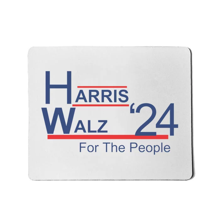 Harris Walz 24 For The People Mousepad