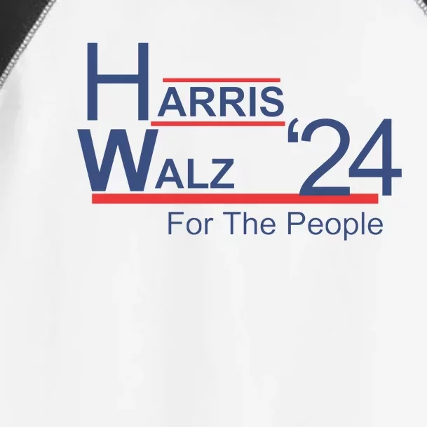 Harris Walz 24 For The People Toddler Fine Jersey T-Shirt