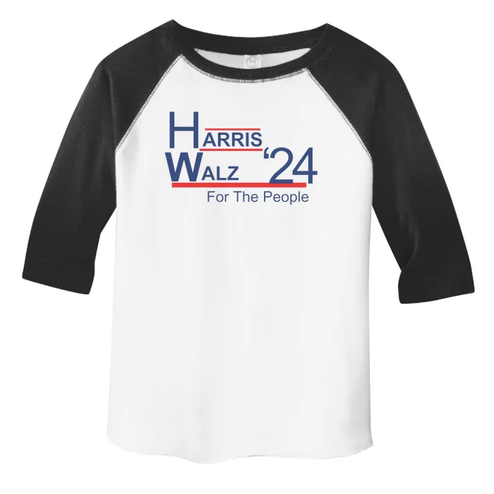 Harris Walz 24 For The People Toddler Fine Jersey T-Shirt