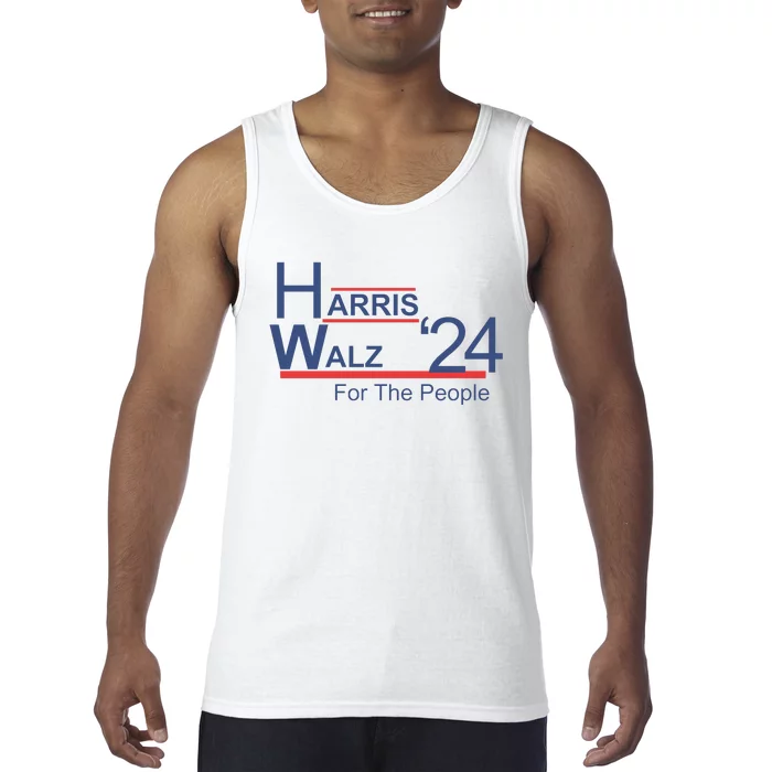 Harris Walz 24 For The People Tank Top