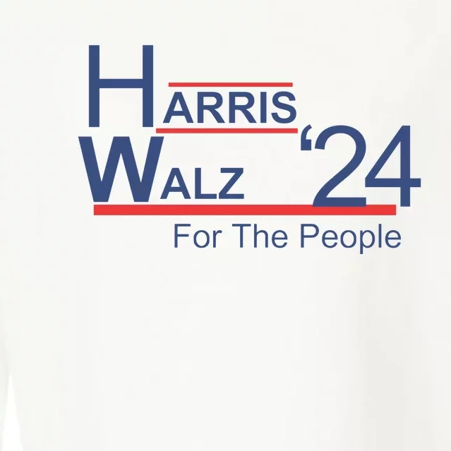 Harris Walz 24 For The People Cropped Pullover Crew