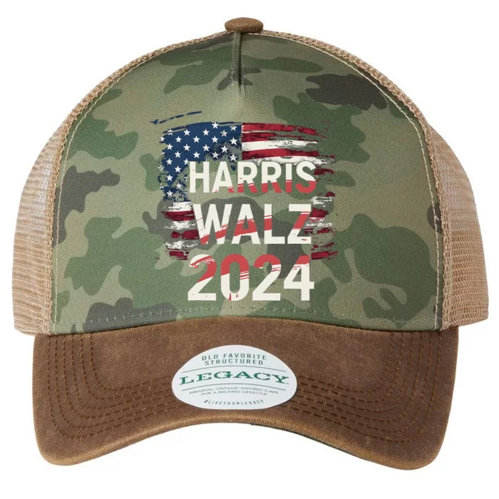 Harris Walz 2024 Patriotic Election Kamala Harris Legacy Tie Dye Trucker Hat