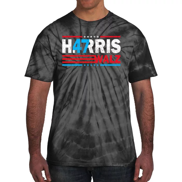 Harris Walz 47 Kamala Harris 2024 Tie-Dye T-Shirt