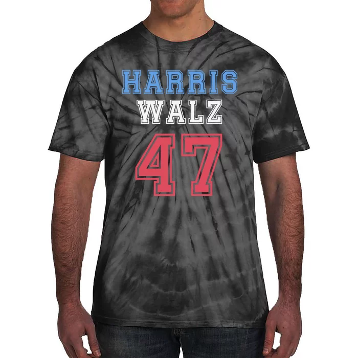 Harris Walz 47th Tie-Dye T-Shirt