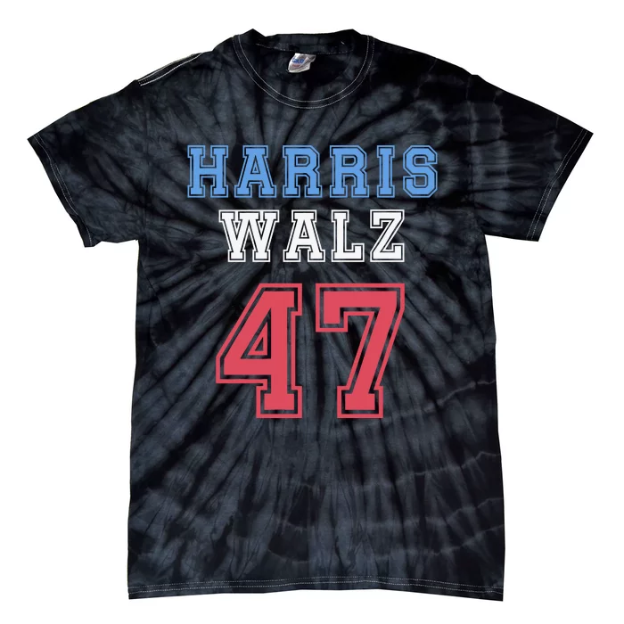 Harris Walz 47th Tie-Dye T-Shirt