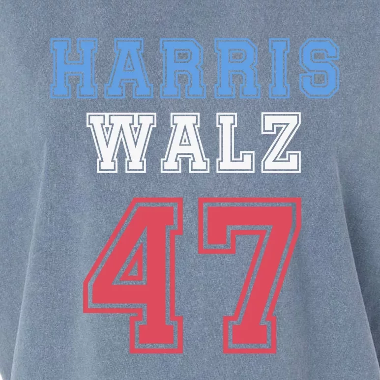 Harris Walz 47th Garment-Dyed Women's Muscle Tee