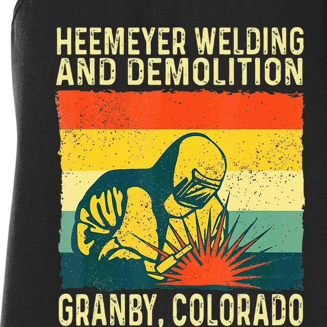 Heemeyer Welding And Demolition Granby Women's Racerback Tank