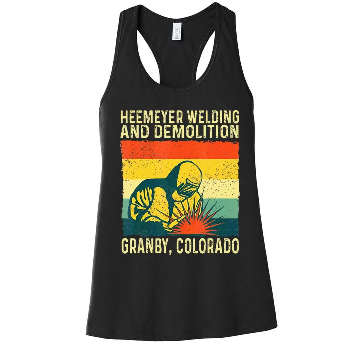 Heemeyer Welding And Demolition Granby Women's Racerback Tank