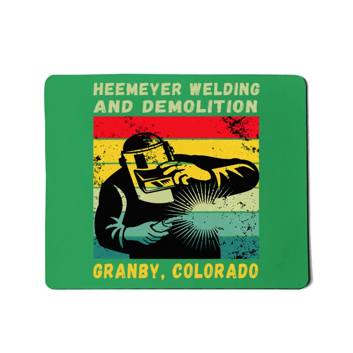 Heemeyer Welding And Demolition Grandby Colorado Mousepad