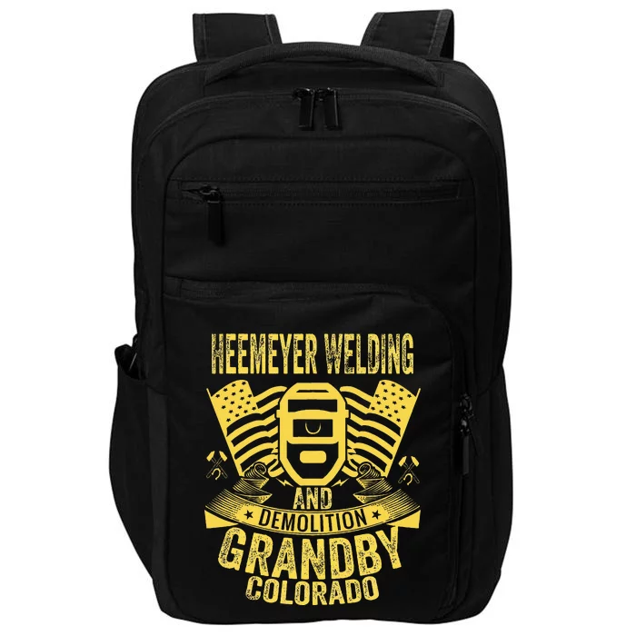 Heemeyer Welding And Demolition Grandby Colorado Fun Welder Impact Tech Backpack