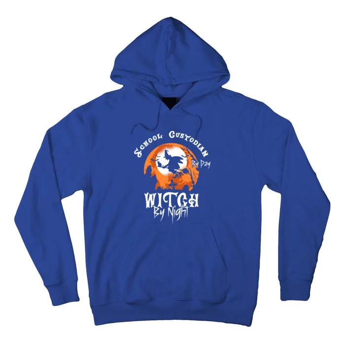 Halloween Witch And School Custodian Great Gift Tall Hoodie