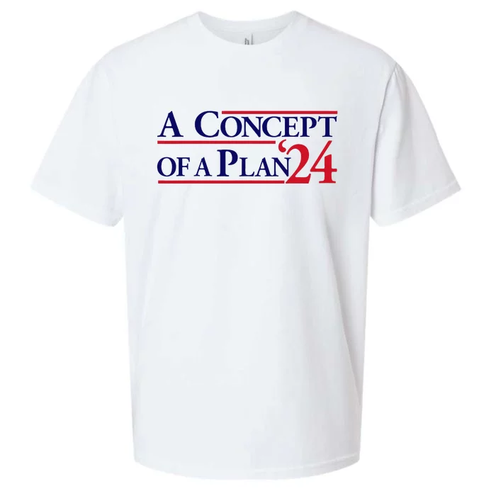 Harris Walz A Concept Of A Plan Sueded Cloud Jersey T-Shirt