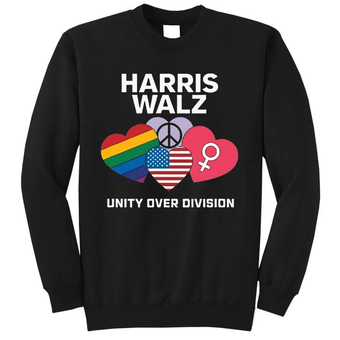 Harris Walz A Vote For Unity Tall Sweatshirt