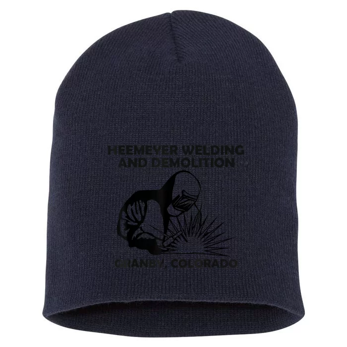 Heemeyer Welding And Demolition Grandby Colorado Short Acrylic Beanie