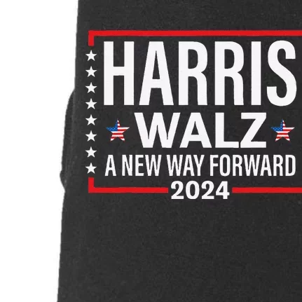 Harris Walz A New Way Forward 2024 Doggie 3-End Fleece Hoodie