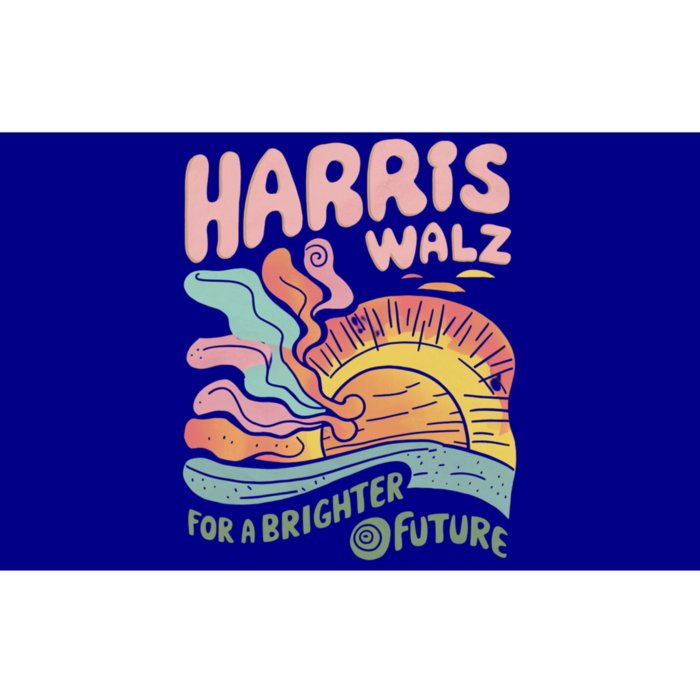 Harris Walz Abstract Great Gift Bumper Sticker