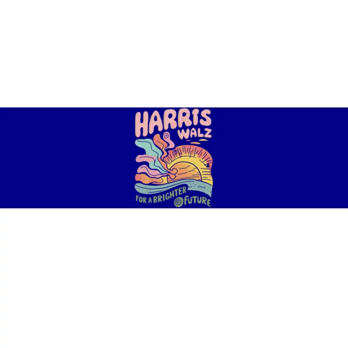 Harris Walz Abstract Great Gift Bumper Sticker