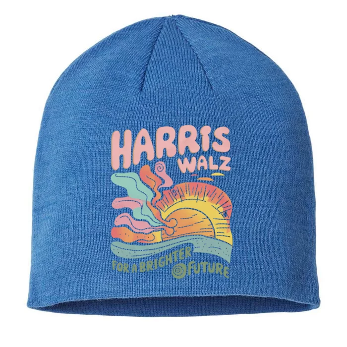 Harris Walz Abstract Great Gift 8 1/2in Sustainable Knit Beanie