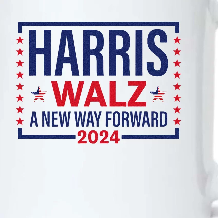 Harris Walz A New Way Forward 2024 Black Color Changing Mug