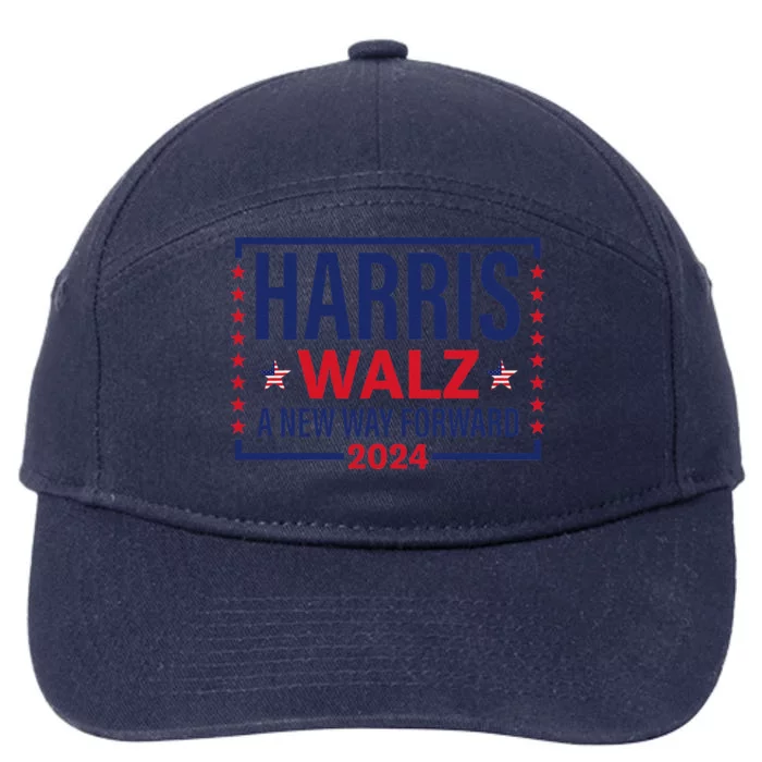 Harris Walz A New Way Forward 2024 7-Panel Snapback Hat