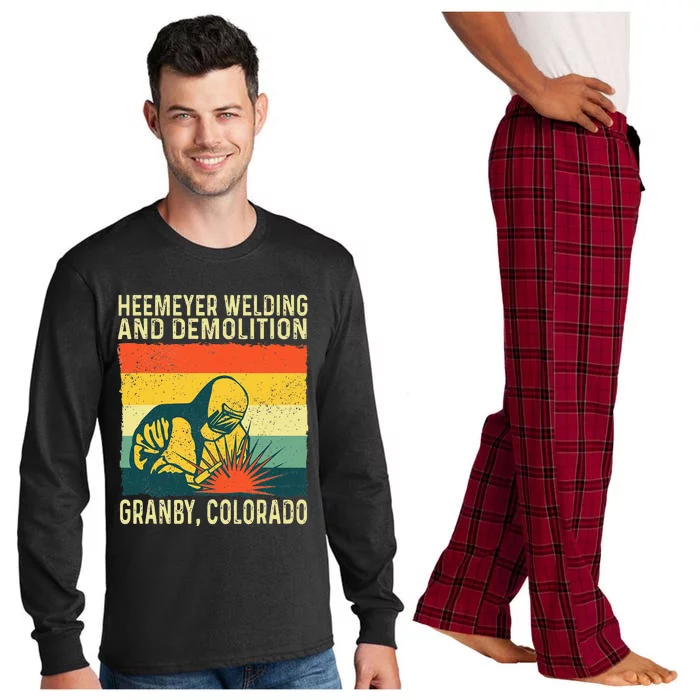 Heemeyer Welding And Demolition Grandby Colorado Long Sleeve Pajama Set