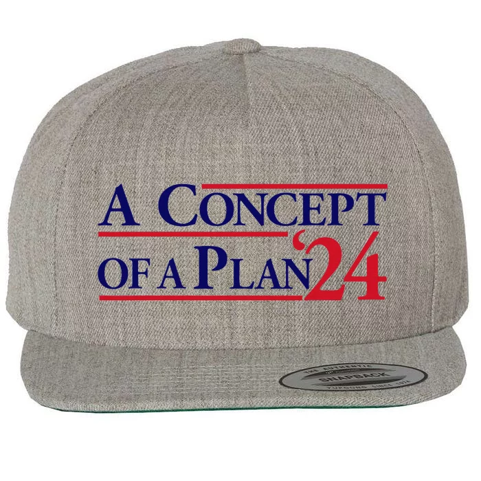 Harris Walz A Concept Of A Plan Wool Snapback Cap