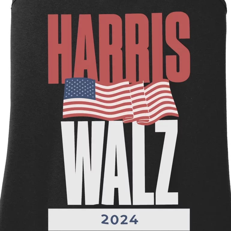 Harris Walz And Kamala Harris 2024 Ladies Essential Tank