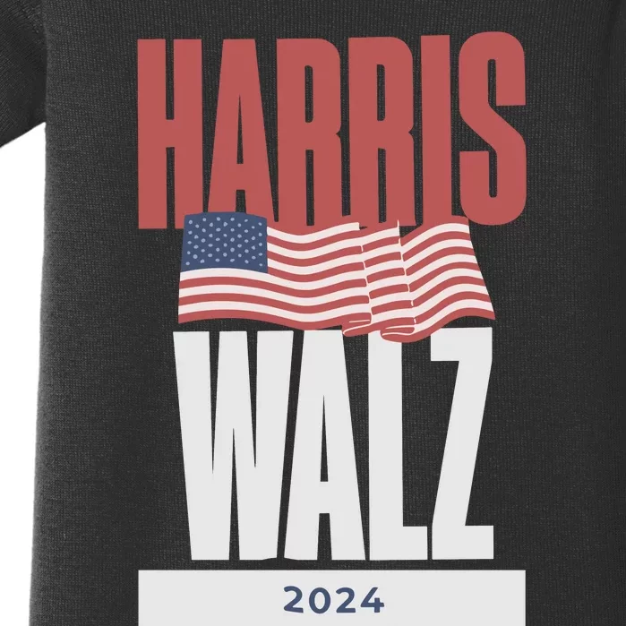 Harris Walz And Kamala Harris 2024 Baby Bodysuit