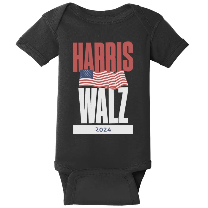 Harris Walz And Kamala Harris 2024 Baby Bodysuit