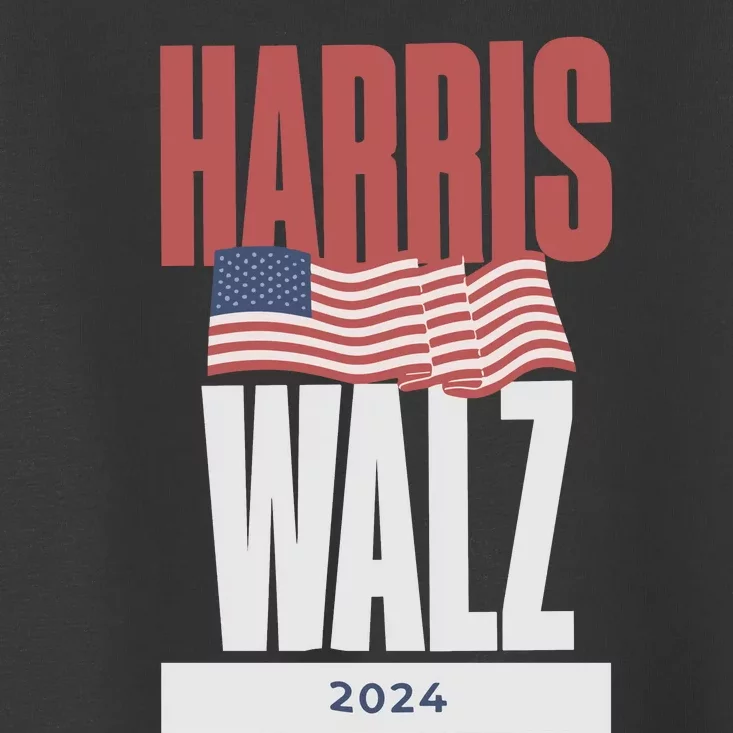 Harris Walz And Kamala Harris 2024 Toddler T-Shirt