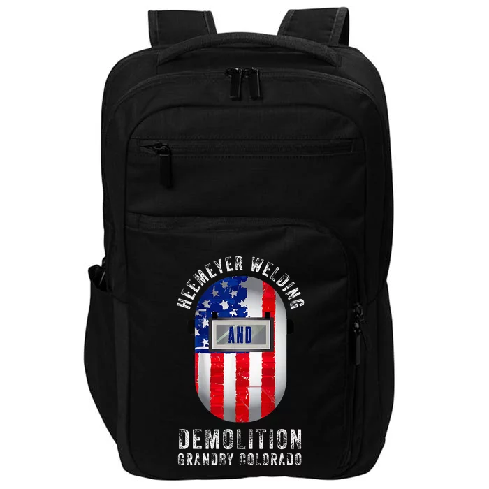 Heemeyer Welding And Demolition Grandby Colorado Welder Impact Tech Backpack