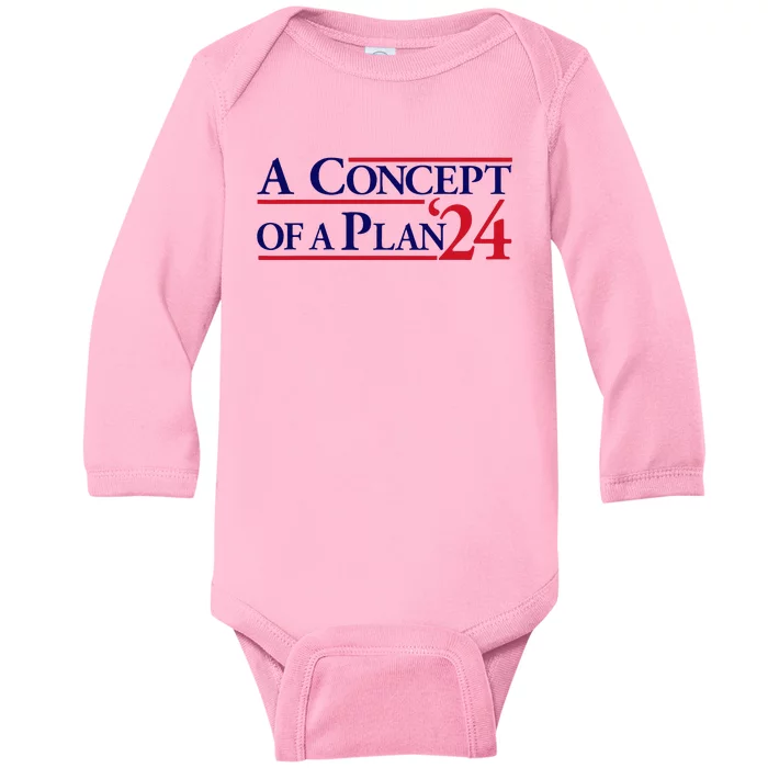 Harris Walz A Concept Of A Plan Baby Long Sleeve Bodysuit