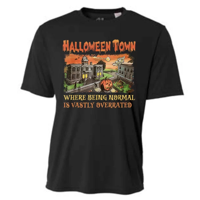 HalloweenTown Where Being Normal Is Vastly Overrated Cooling Performance Crew T-Shirt