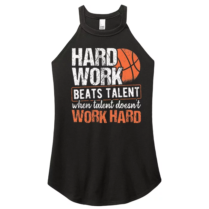 Hard Work Beats Talent When Talent Doesnt Work Hard Women’s Perfect Tri Rocker Tank