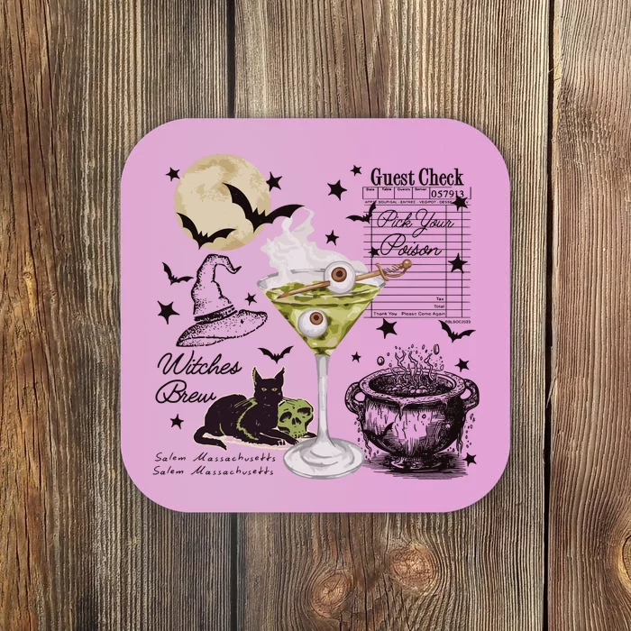 Halloween Witches Brew Coaster