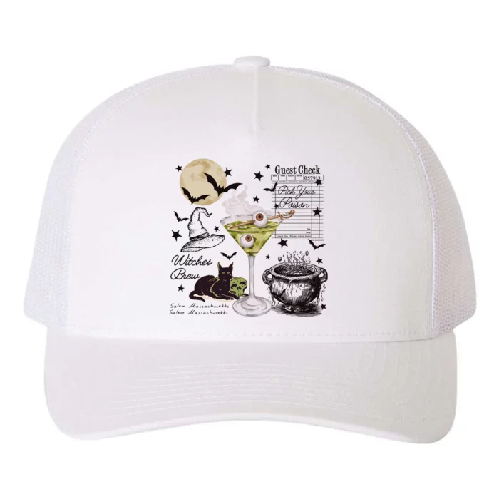 Halloween Witches Brew Yupoong Adult 5-Panel Trucker Hat