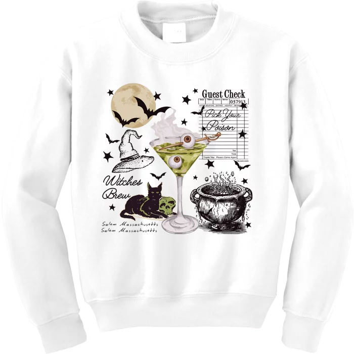 Halloween Witches Brew Kids Sweatshirt