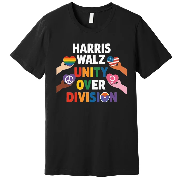 Harris Walz Bridging AmericaS Divide Premium T-Shirt