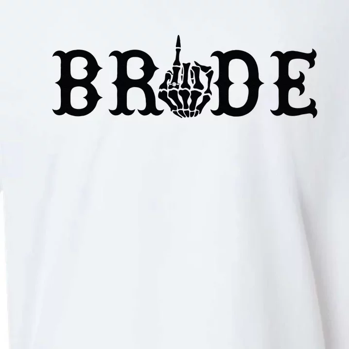 Halloween Wedding Bride Groom Skeleton Till Death Matching Sueded Cloud Jersey T-Shirt