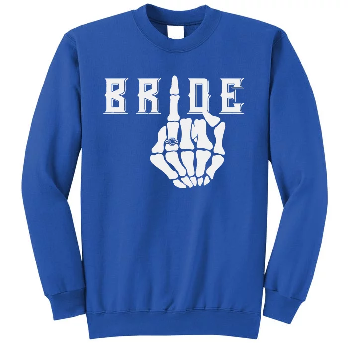 Halloween Wedding Bride Skeleton Bride Matching Sweatshirt