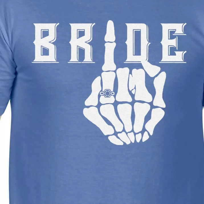 Halloween Wedding Bride Skeleton Bride Matching Comfort Colors T-Shirt